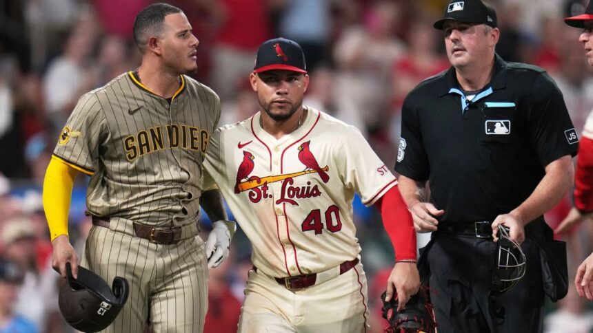 Choque en MLB: Contreras y Machado, golpeados; bancas se vacían