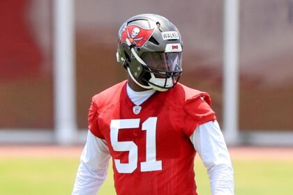 Rookie de los Buccaneers, David Walker, se pierde la temporada por lesión