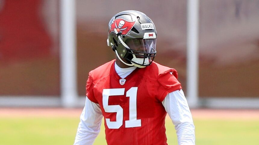 Rookie de los Buccaneers, David Walker, se pierde la temporada por lesión