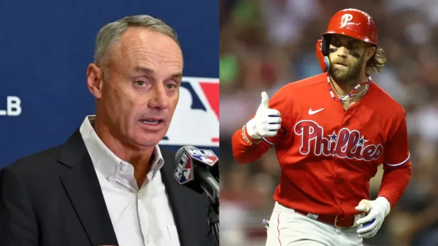 Harper vs. Manfred: Tensión por tope salarial en MLB, ¿hacia un paro laboral?