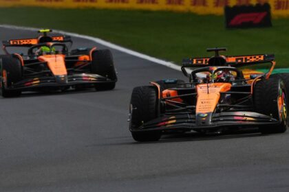 Piastri frena a Norris en Bélgica: Duelo McLaren en la cima de F1