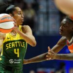Diggins hace historia: Triple-Doble relámpago con Storm en 23 minutos. WNBA