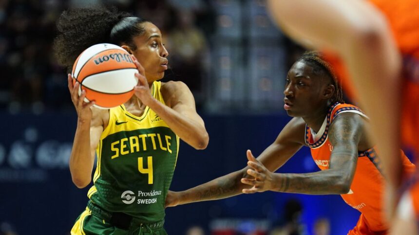 Diggins hace historia: Triple-Doble relámpago con Storm en 23 minutos. WNBA