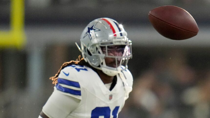 Baja sensible: Caelen Carson fuera 4-6 semanas por lesión, Cowboys buscan refuerzos
