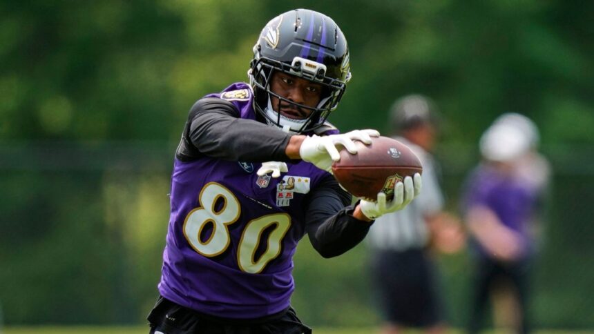 Ravens: Isaiah Likely, TE, lesionado del tobillo; baja por semanas