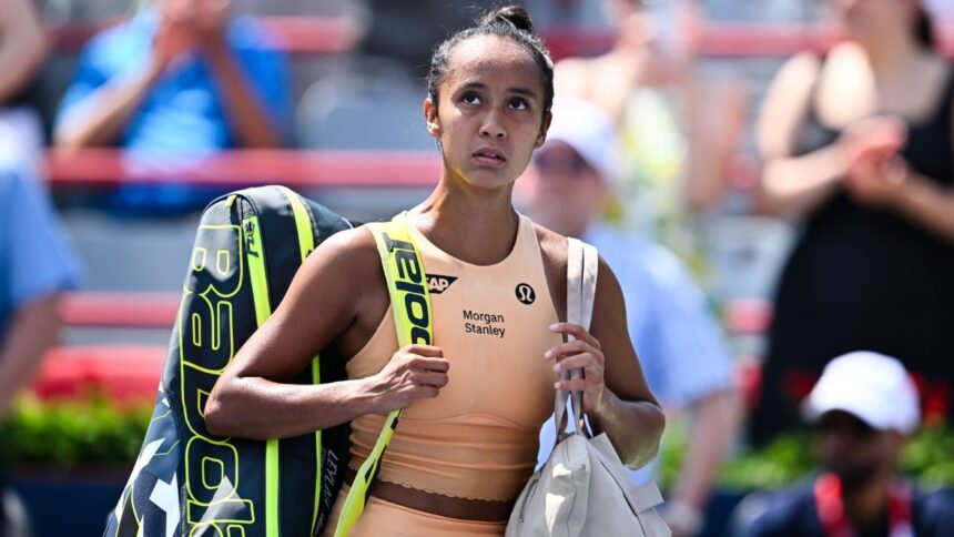Leylah Fernandez critica calendario de Montreal tras derrota en torneo.