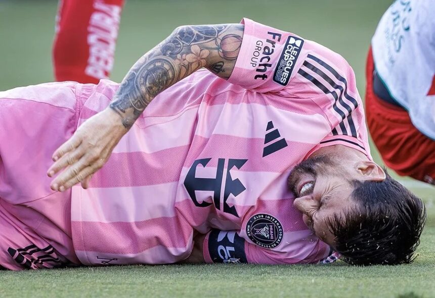 Messi se Lesiona y Abandona Partido con Inter Miami en Leagues Cup