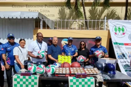 Policía Nacional impulsa deporte infantil en Las Matas de Farfán con apoyo institucional
