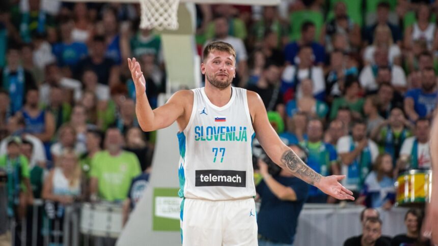 Doncic enciende alarmas: Golpe en rodilla preocupa a Eslovenia y NBA