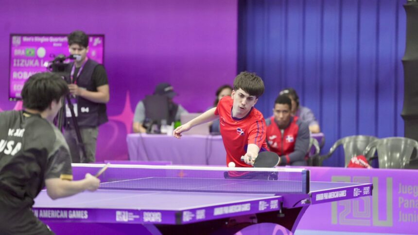 Tenis de Mesa da Bronce a RD en Panam Junior 2025; Atletismo Brillante