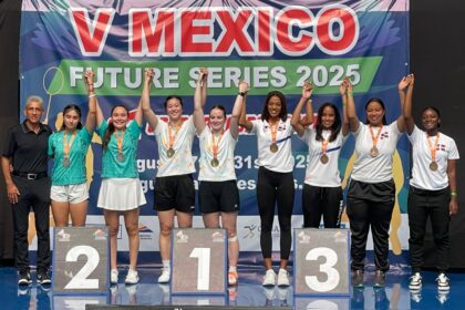 Bádminton RD Brilla: 3 Bronces en México Future Series, Rumbo a Guatemala