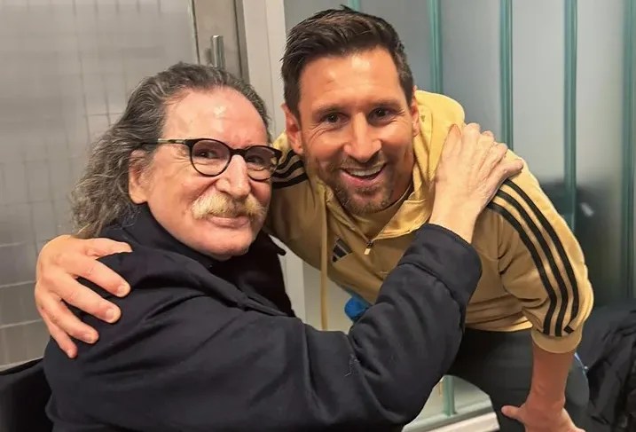 Charly García bendice a Messi: Emotivo adiós en el Monumental