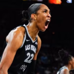 A'ja Wilson lidera a Aces a Semifinales WNBA con 38 puntos