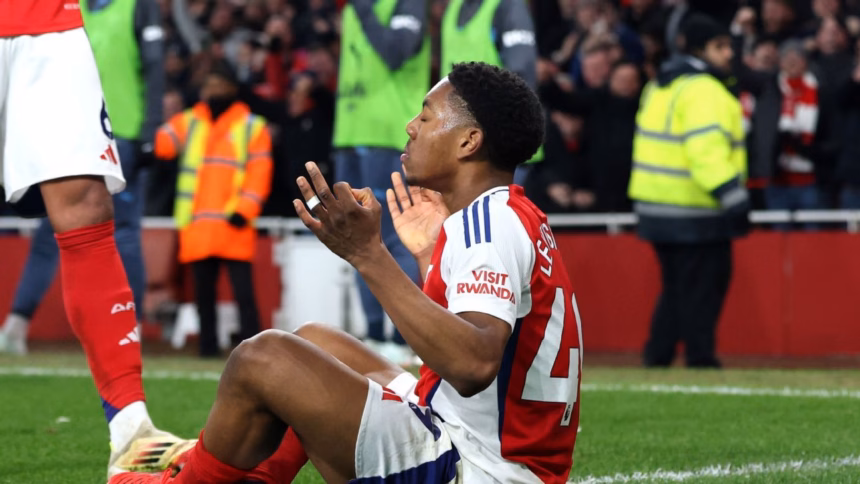 Arteta: Arsenal aprendió de la celebración de Lewis-Skelly vs Haaland.