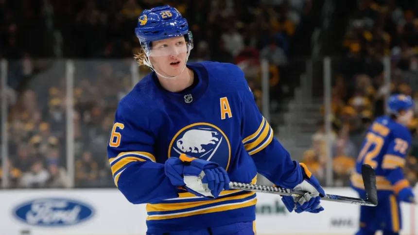 Dahlin de los Sabres revela trasplante de corazón de su prometida
