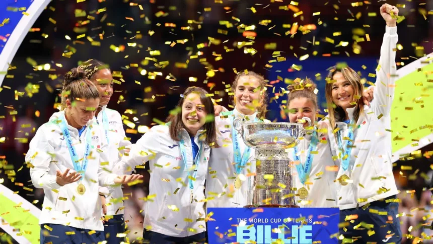 Italia retiene la BJK Cup: Paolini vence a Pegula y corona el triunfo