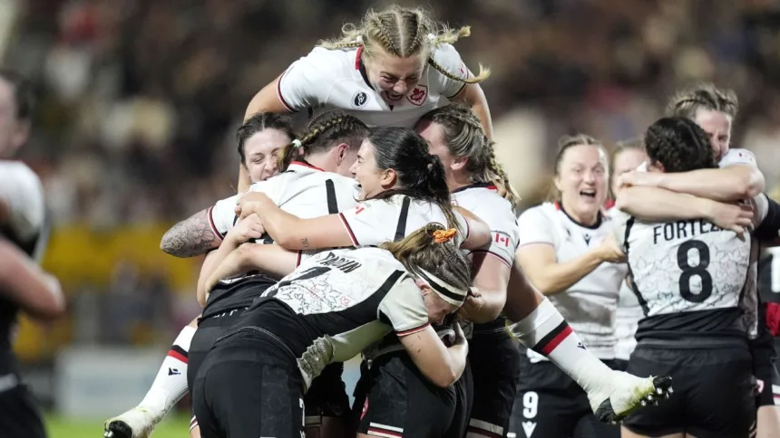 Canadá humilla a Nueva Zelanda y va a la final del Mundial de Rugby Femenino