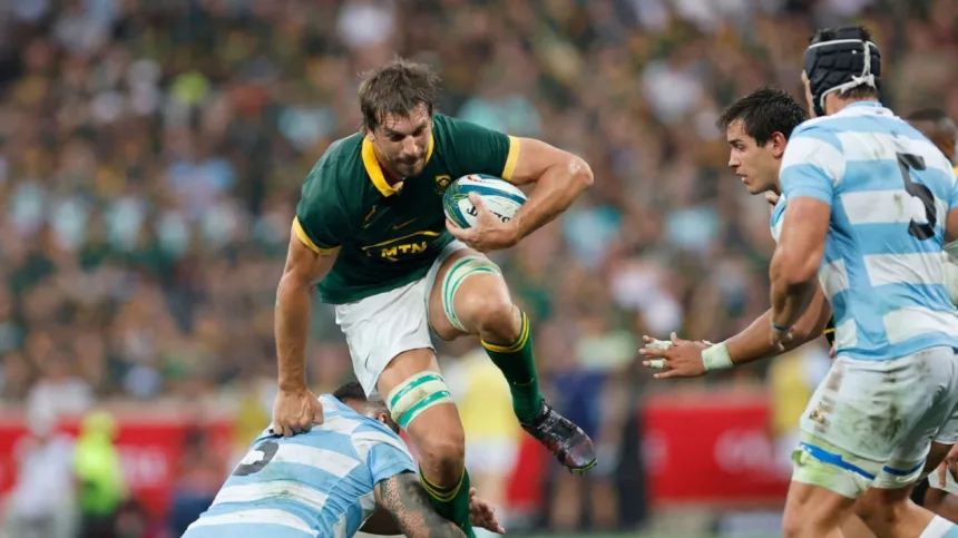 Springboks vs Pumas: Etzebeth titular en crucial partido del Rugby Championship
