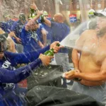 Dodgers celebran título NL West con Ohtani y Kershaw; playoffs a la vista