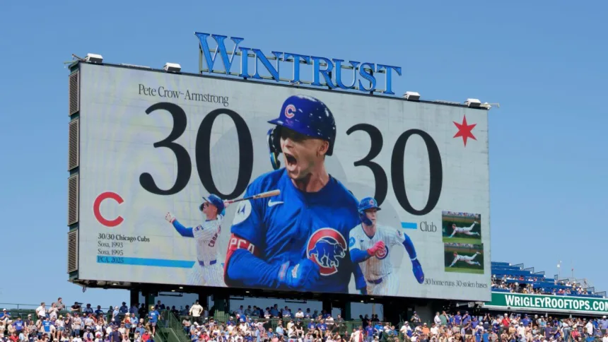 Crow-Armstrong hace historia: 30 HR, 30 SB y 30 dobles, 6to en MLB