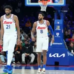 Embiid y George: Sin fecha para regreso, preocupa a los 76ers