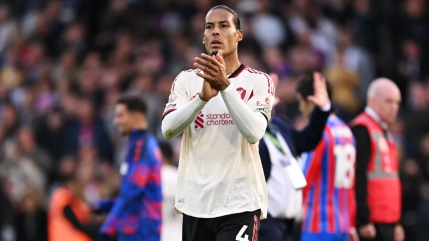 Van Dijk exige mejora rápida en Liverpool tras derrota ante Crystal Palace