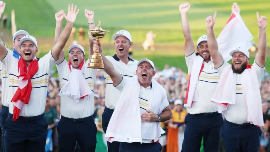 Europa Conquista la Ryder Cup: McIlroy y la Unidad Triunfan Fuera de Casa