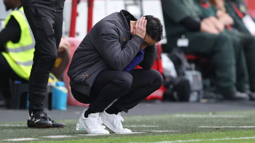 Amorim en la cuerda floja: Números condenan al DT del Manchester United
