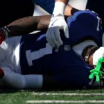Nabers de los Giants: ACL confirmado, temporada finalizada