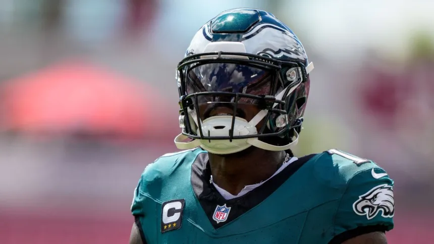 Brown quiere seguir en Eagles: Sirianni responde a tweet del receptor.