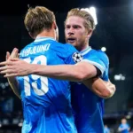 Højlund agradecido a De Bruyne: Doblete con asistencias en la Champions