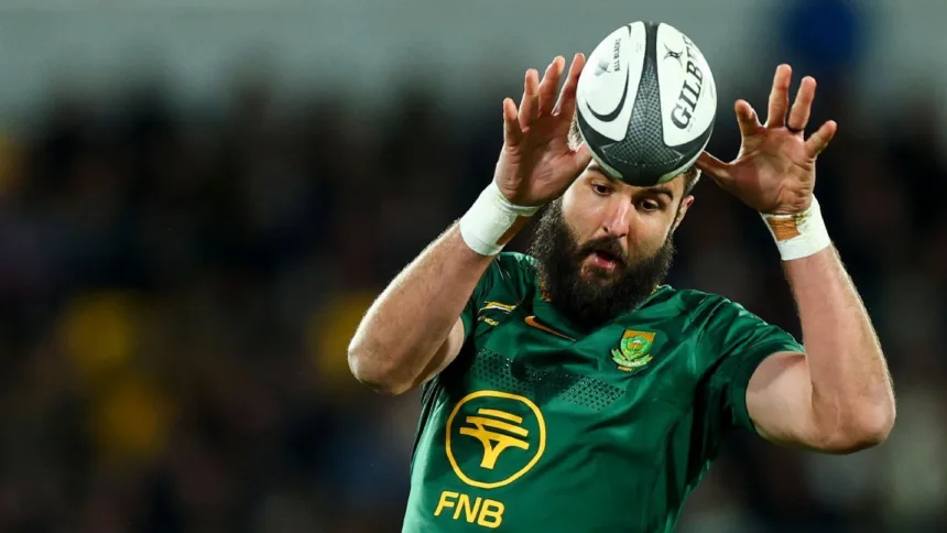 De Jager Sustituye a Mostert en los Springboks para el Test vs. Pumas