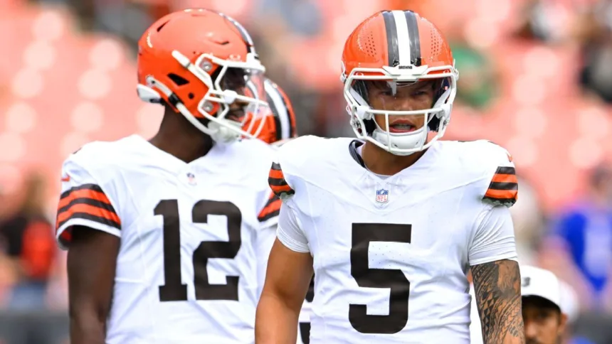 Browns: Dillon Gabriel, el QB 41, asume el mando ante Vikings en Londres