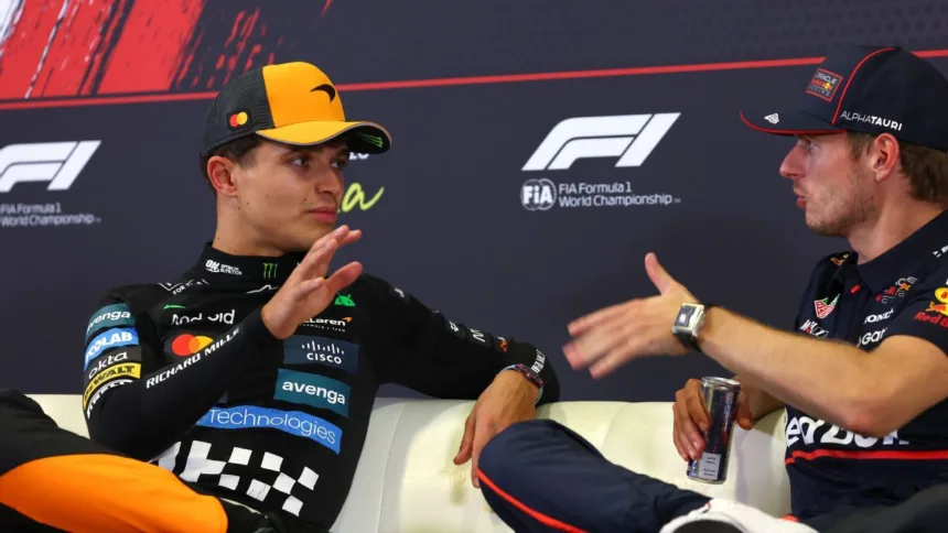 Norris: Verstappen, un rival forjado en la F1, "casi imposible" de igualar