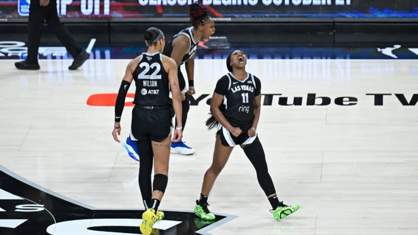 Aces vencen a Mercury: Evans y Loyd lideran desde la banca