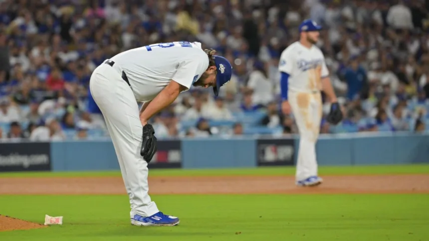 Kershaw SUFRE en relevo: Phillies apalean a Dodgers y salvan la serie