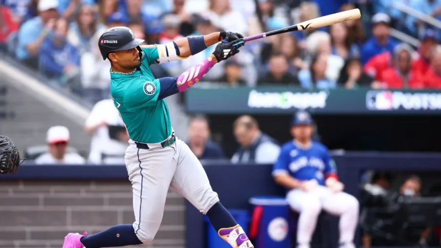 Julio Rodríguez impulsa a Marineros con jonrón de 3 carreras en el Juego 2