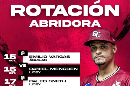 Gigantes del Cibao Revelan Rotación de Abridores para Inicio LIDOM 2025-26
