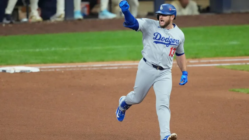 Muncy hace historia: HR 14 en playoffs rompe récord de Dodgers