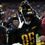 Commanders: Noah Brown a la IR por lesión; McLaurin podría volver