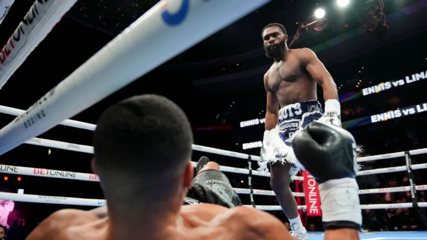 Jaron "Boots" Ennis debuta en superwélter con KO y se mete en el ranking