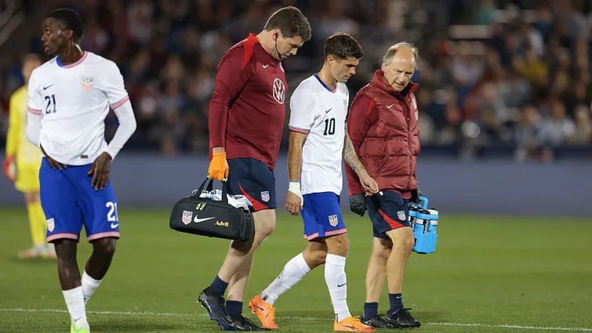 Pulisic se Lesiona en Victoria de EE.UU. Ante Australia: Preocupación en AC Milan