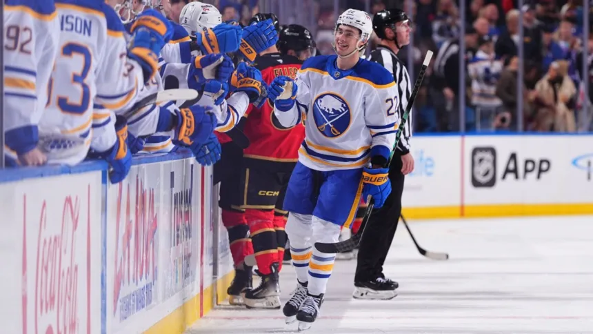 Sabres de Buffalo Logran Primer Liderato y Victoria con Inusual Gol