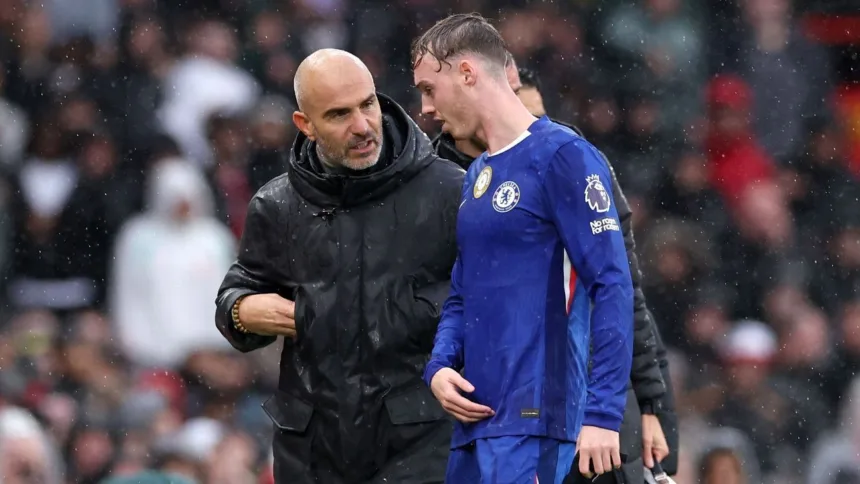 Cole Palmer, fuera seis semanas por lesión: Chelsea pierde a su estrella