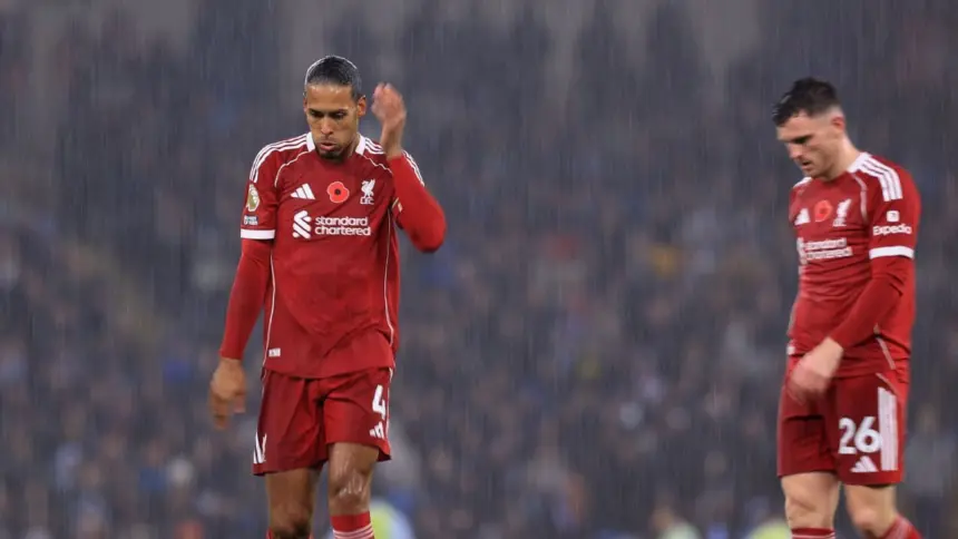Slot: VAR se equivoca, gol de Van Dijk anulado injustamente