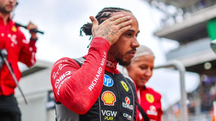 Hamilton: "Pesadilla" en Ferrari tras desastroso GP de Brasil