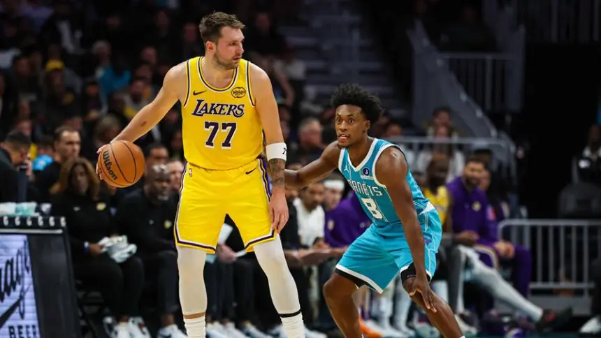 Doncic Brilla con 38 Puntos: Lakers Vencen a Hornets en la NBA