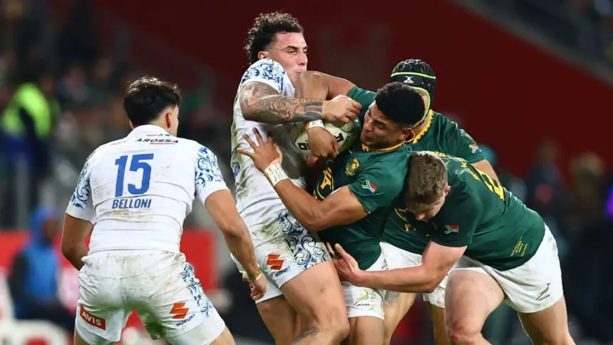 Springboks Anticipan Duelo Intenso vs. Italia: Análisis y Preparación