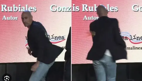 Rubiales, atacado con huevos en Madrid durante presentación de libro 1 Rubiales, atacado con huevos en Madrid durante presentación de libro