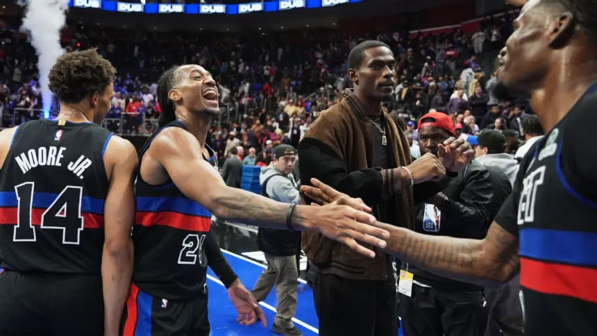 Pistons Imparables: 9na Victoria Seguida ante 76ers Sin Estrellas NBA